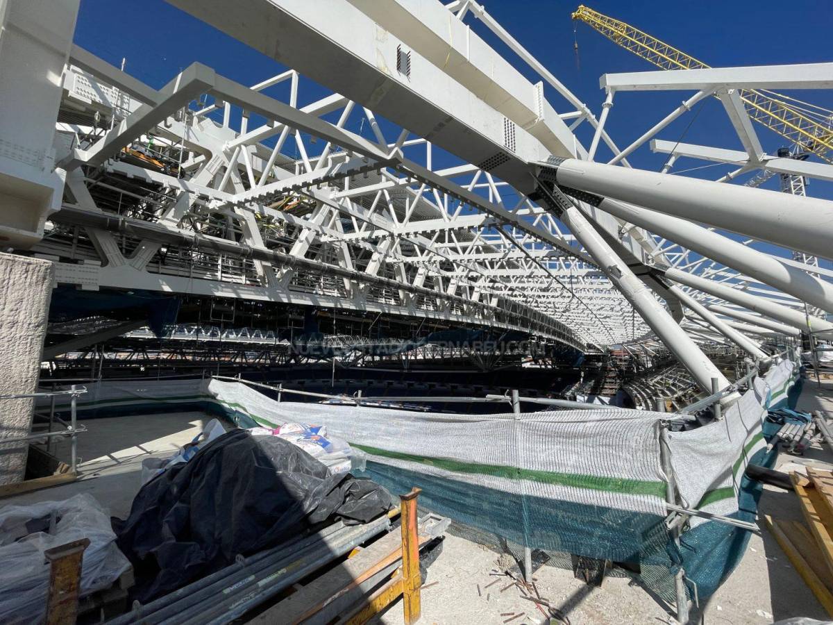 Sale a la luz cuando sería la inauguración del estadio Santiago Bernabéu: otro cambio de césped y nueva grada lateral