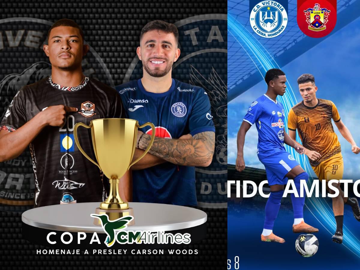 Agenda de amistosos: Motagua estrenará su corona en Roatán y Lobos UPNFM es el único con fogueo internacional ¿Y Olimpia?