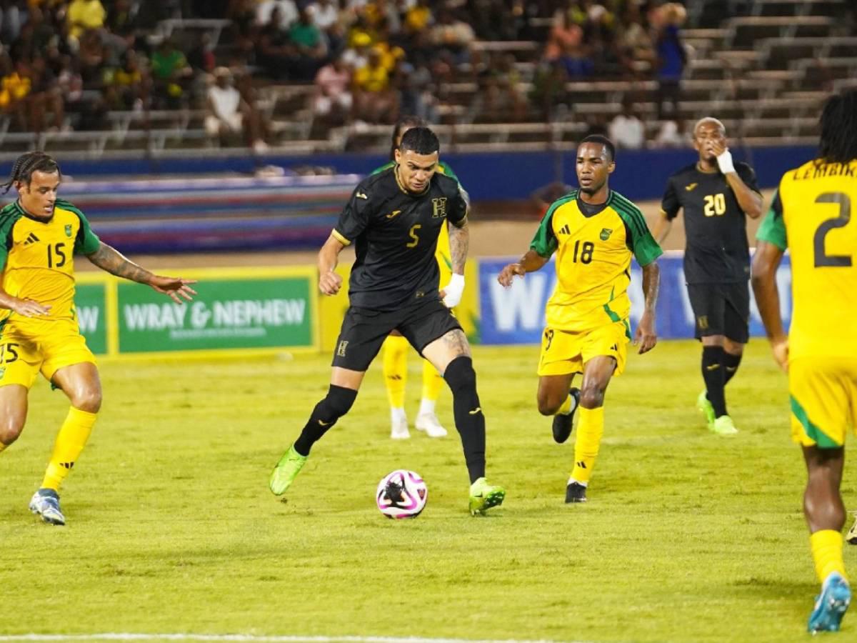Honduras sufre, pero cumple su tarea contra Jamaica y logra el boleto a los cuartos de final en la Nations League