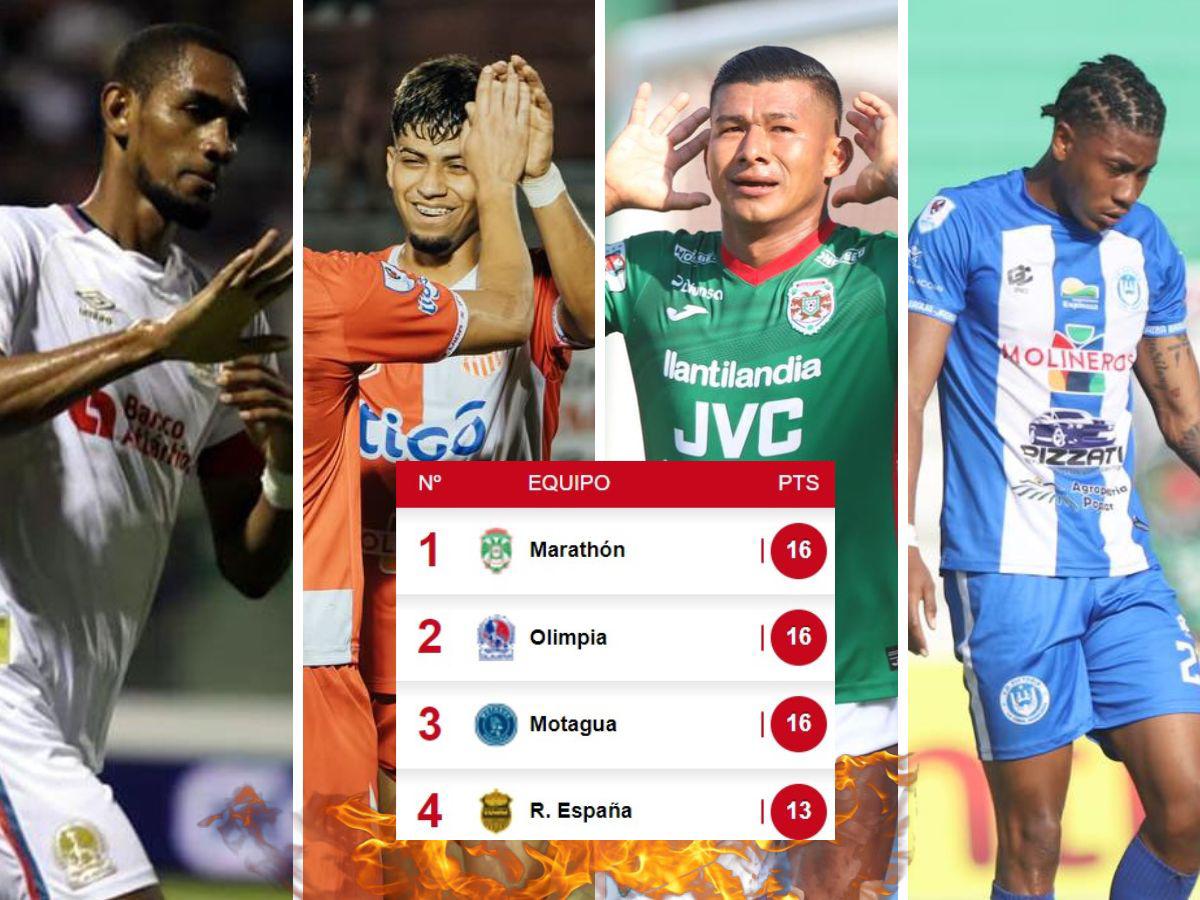 Tabla de posiciones de la Liga Nacional de Honduras: ¡Triple empate en el primer lugar y el Vida acaricia la salvación!