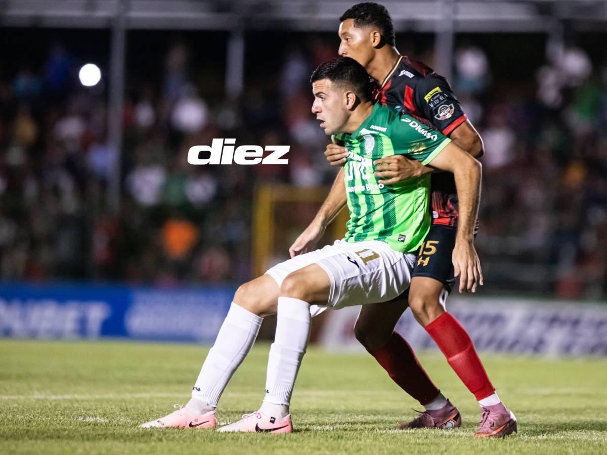 Nicolás Messiniti no tuvo ocasiones de peligro frente a la meta.