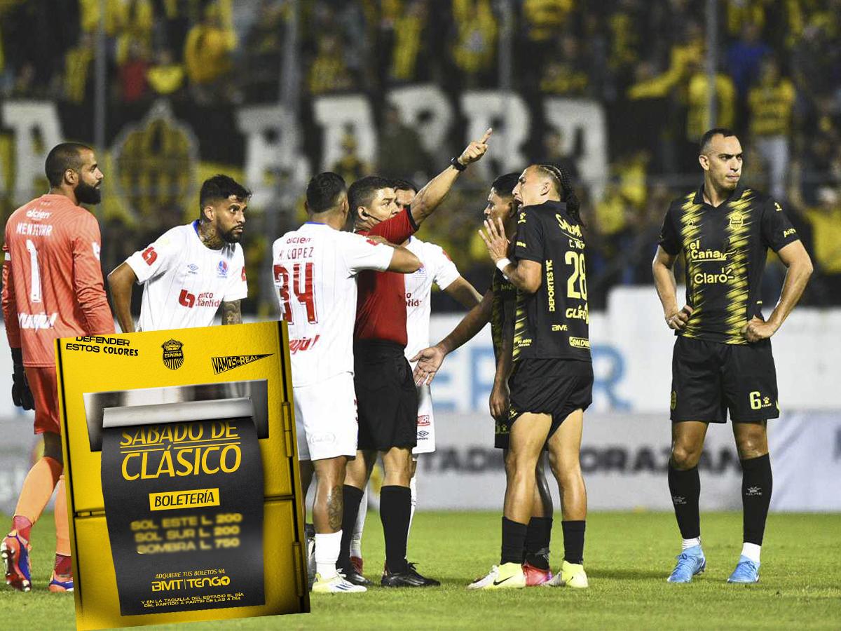 ¡El juegazo de la jornada! Real España anuncia precios para el partido contra Olimpia y el árbitro internacional que pitará el juego