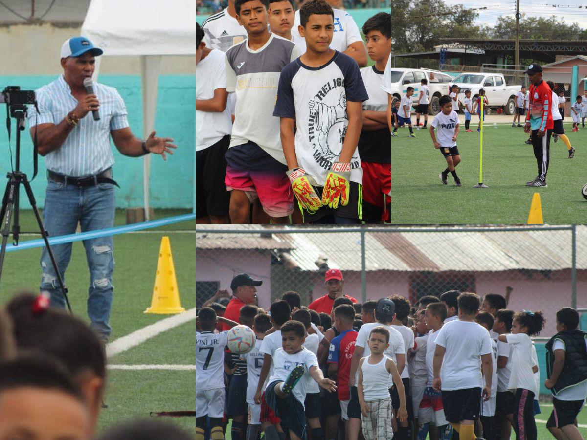 Condepor inaugura academia de fútbol en Guaimaca, Francisco Morazán