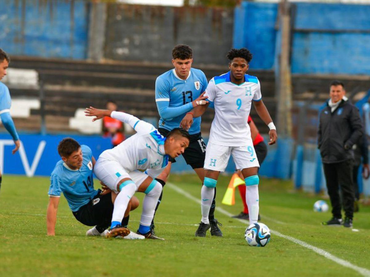 Uruguay derrotó 1-0 a Honduras en el último amistoso de la escuadra hondureña previo al inicio de la justa mundialista.