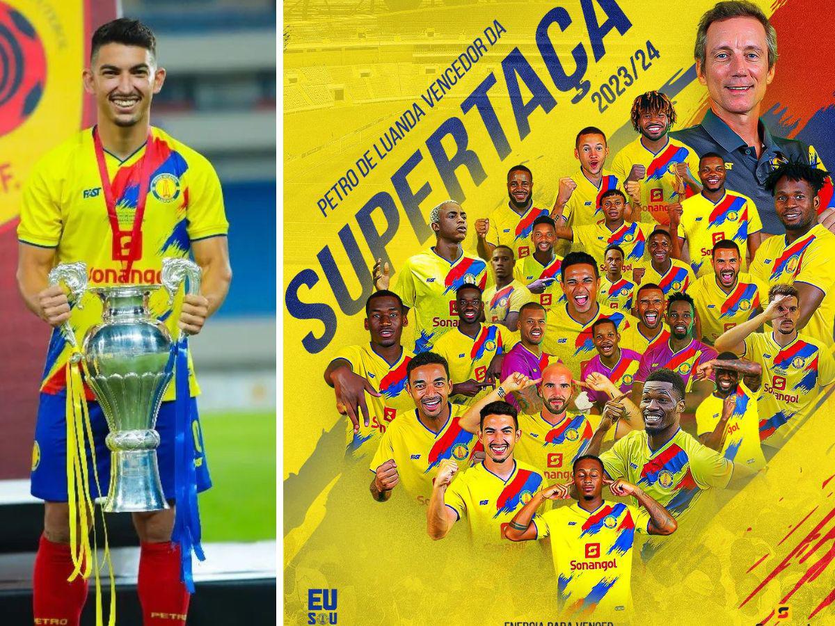 Campeón en África: El hondureño Jonathan Rubio conquista su primer título con el Petro de Angola