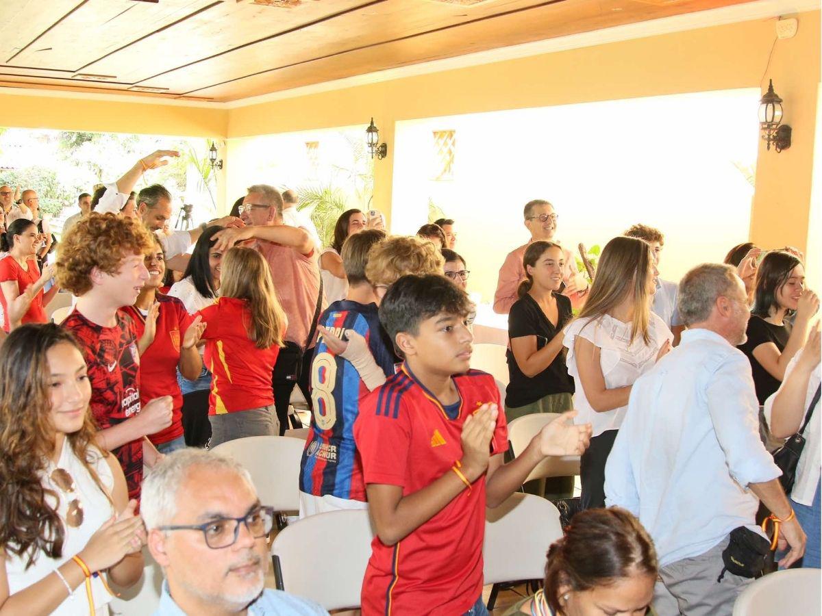 España también vibró en Honduras tras ganar la cuarta Eurocopa: ¡El Estadio Virtual de DIEZ fue un éxito!