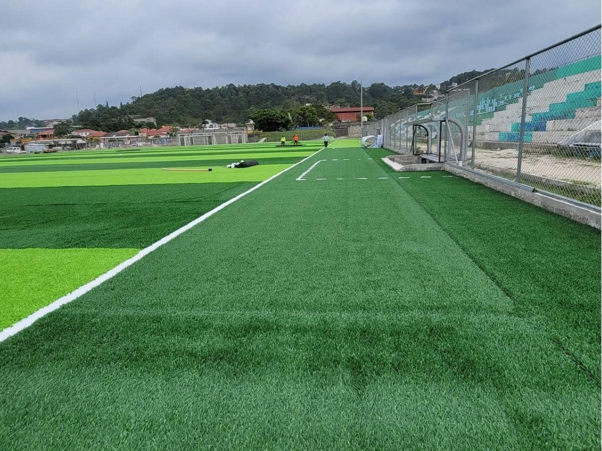 ¡Como mesa de billar! Así luce el remodelado Estadio Sergio Reyes de Santa Rosa de Copán