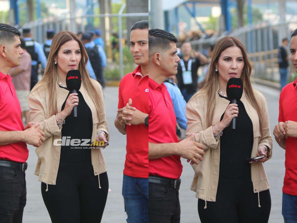 ¡Derroche de bellezas en el Nacional! Las lindas chicas que engalanaron la previa del Honduras vs Trinidad y Tobago