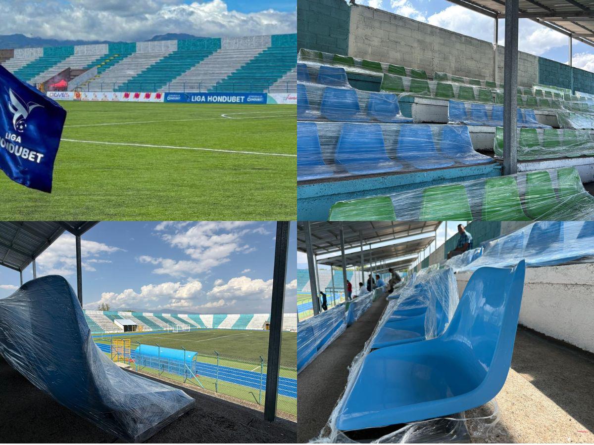 ¡Génesis PN embellece su casa! Instalan butacas nuevas en el Estadio Roberto Suazo Córdova