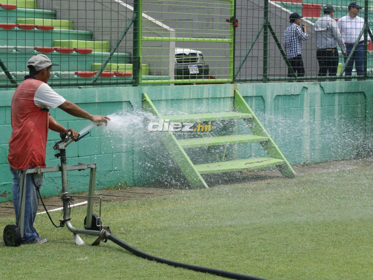 Así embellecen el nuevo Estadio Yankel Rosenthal que albergará la final entre Marathón vs Olimpia; ¡habrá luz artificial!