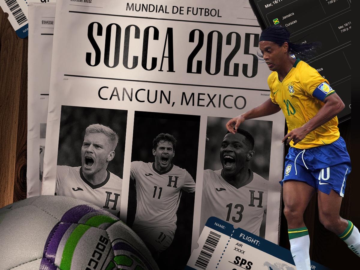 Honduras, al Mundial de Socca 2025 en Cancún: La escuadra catracha, en el grupo de la Brasil de Ronaldinho
