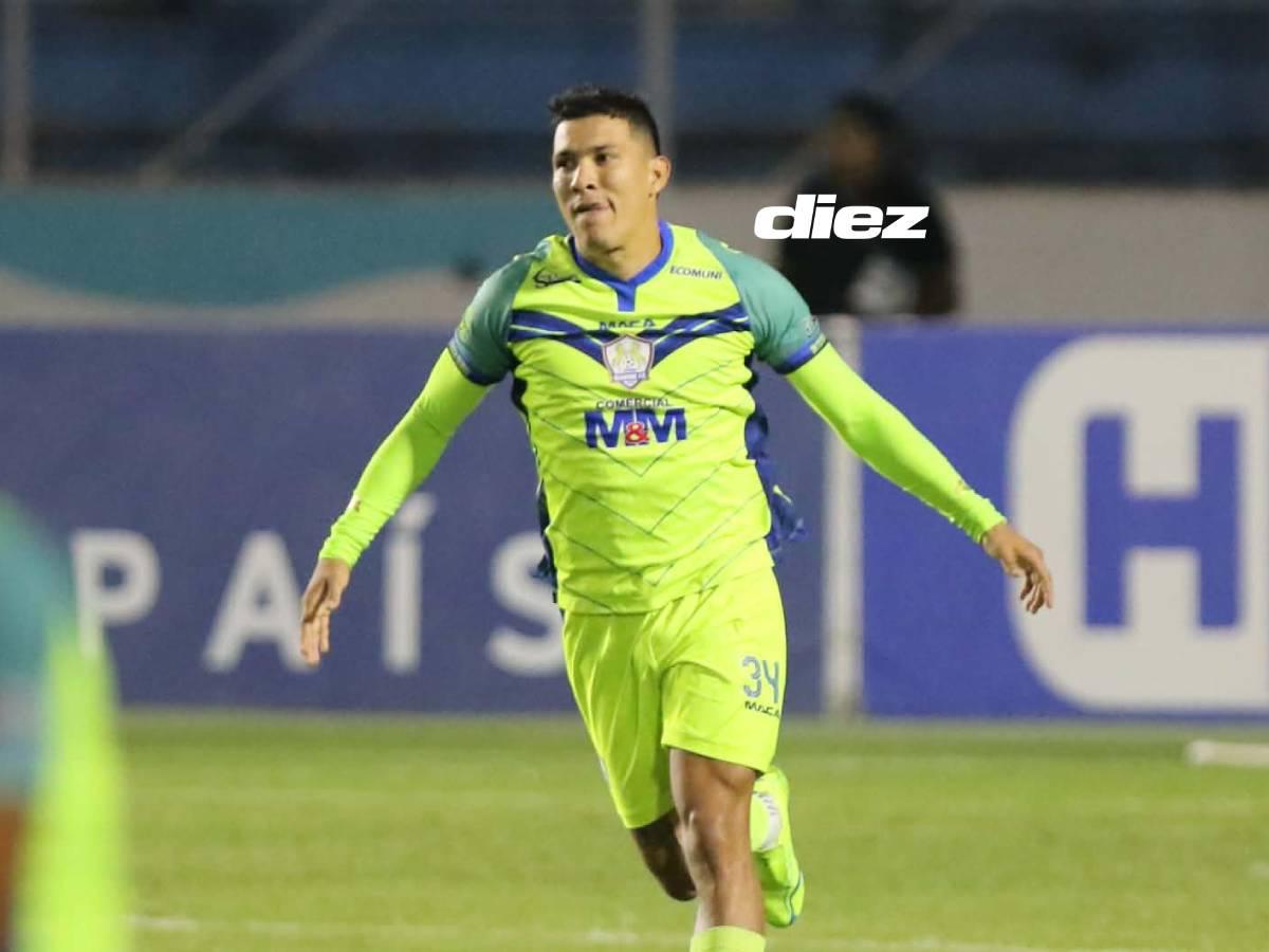 Kevin “Choloma” López no dudó en festejar el gol ante Motagua, donde vivió grandes momentos.