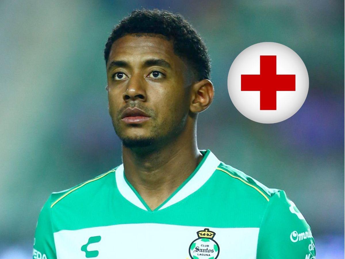 ¡Duro golpe a la Selección de Honduras! Santos confirma lo peor con el Choco Lozano que se pierde el resto de la Eliminatoria