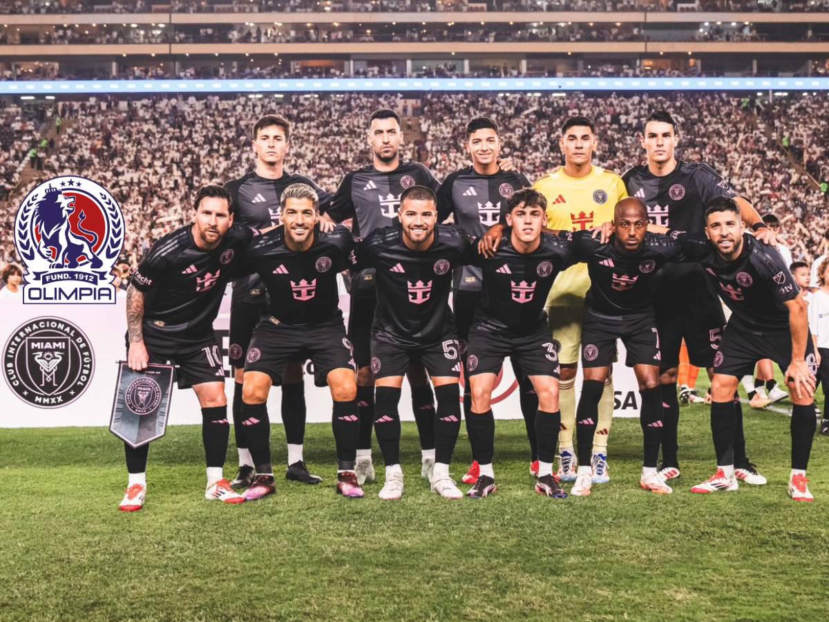 ¡Messi a la cabeza! Así se perfila el posible 11 titular del Inter Miami para jugar contra Olimpia en Honduras