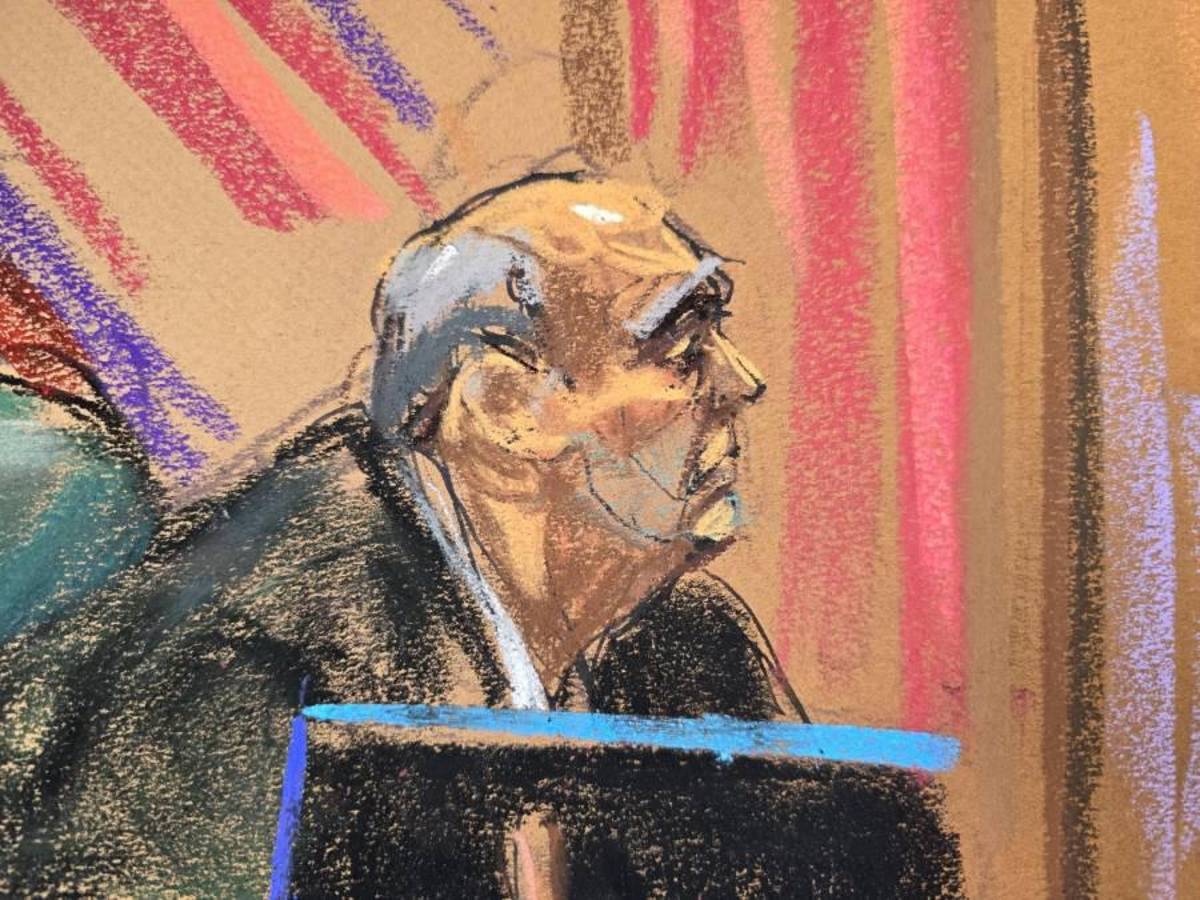 Las primeras imágenes de Juan Orlando Hernández, expresidente de Honduras, declarando en su juicio en Nueva York