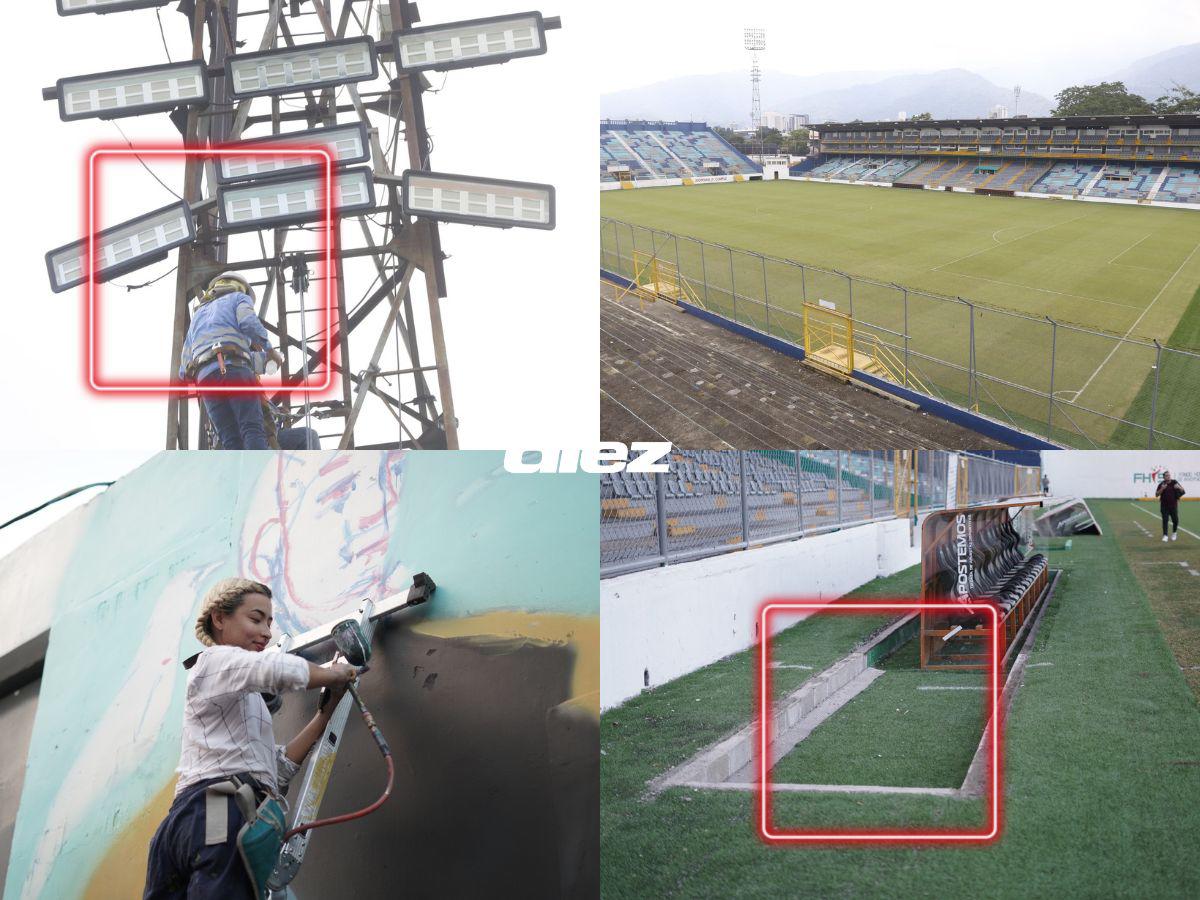 El Estadio Morazán es una alfombra: estos son los retoques que recibió el recinto para el Honduras vs México