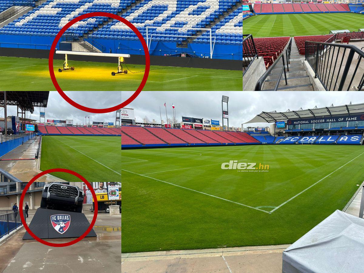 Con paneles solares y engramillado de mesa de billar: Así pulen el Toyota Stadium de Dallas para el Honduras vs Costa Rica
