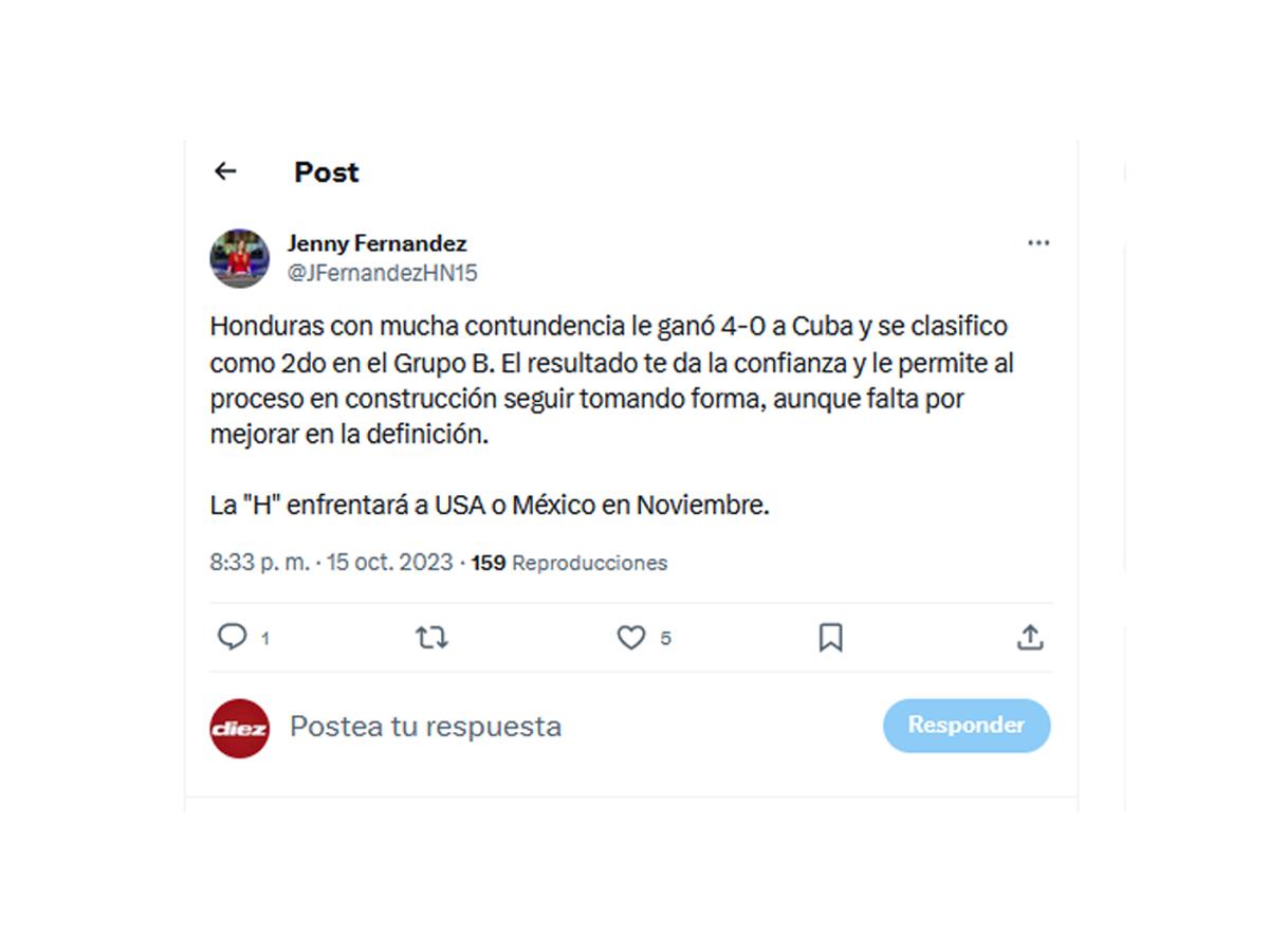 Los periodistas y su opinión sobre el gane de Honduras: “Nos benefició el calendario”, “Ahora se viene lo bonito” y “No emocionarse demasiado”