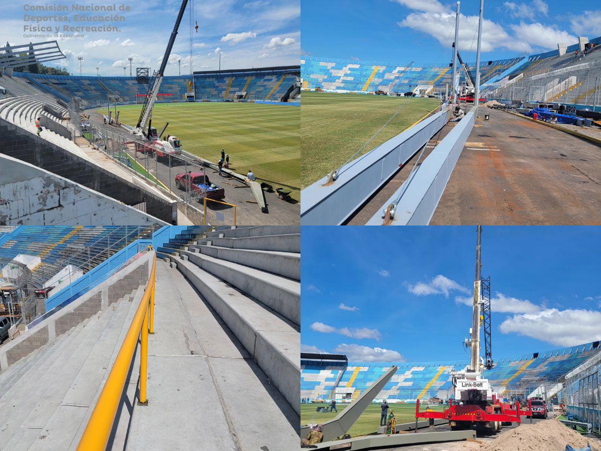 ¡Nuevas gradas de acceso! Moderno techado del Estadio Nacional toma forma para la localidad de sol centro