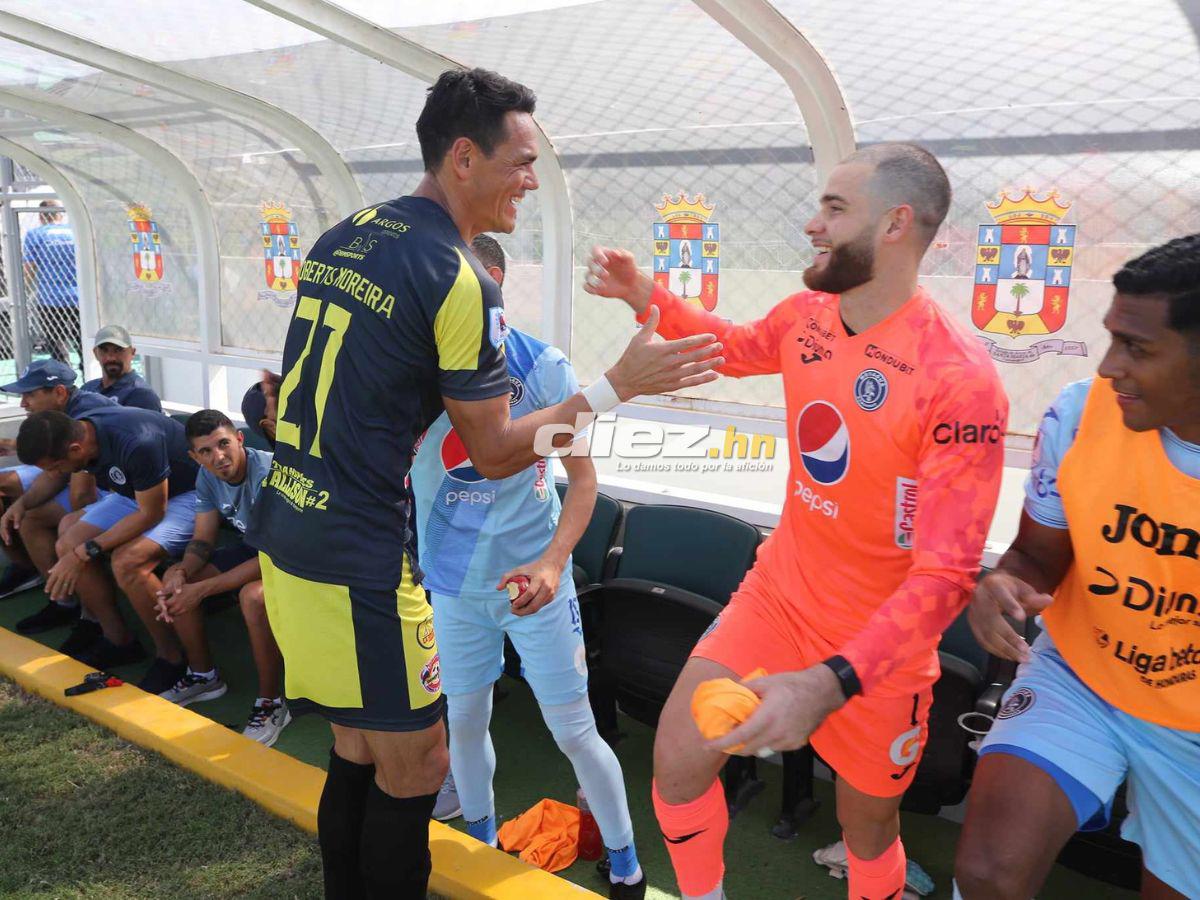 La paliza de Olimpia, rostros tristes en Real España, la bronca de “Palomo” Rodríguez y el homenaje especial a Yustin Arboleda