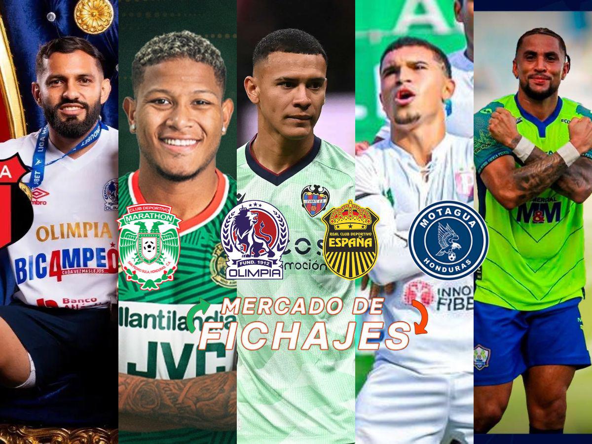 Fichajes: Otra baja en Olimpia y Motagua, Erick Puerto tiene nuevo club, el Ciclón ficha lateral y hondureño a la MLS