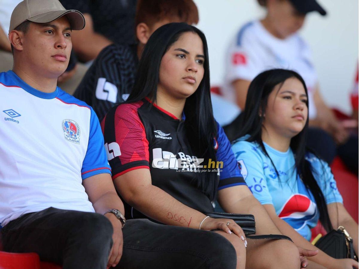 ¿Quién era la chica del Iphone? Las hermosas damas que causaron furor en la previa del derbi Olimpia vs Motagua