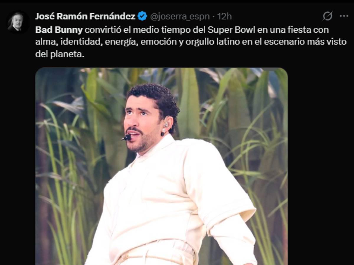 Bad Bunny recibe sentencia por el Super Bowl: exfutbolista de Concacaf se le fue en contra y otras opiniones: Música basura