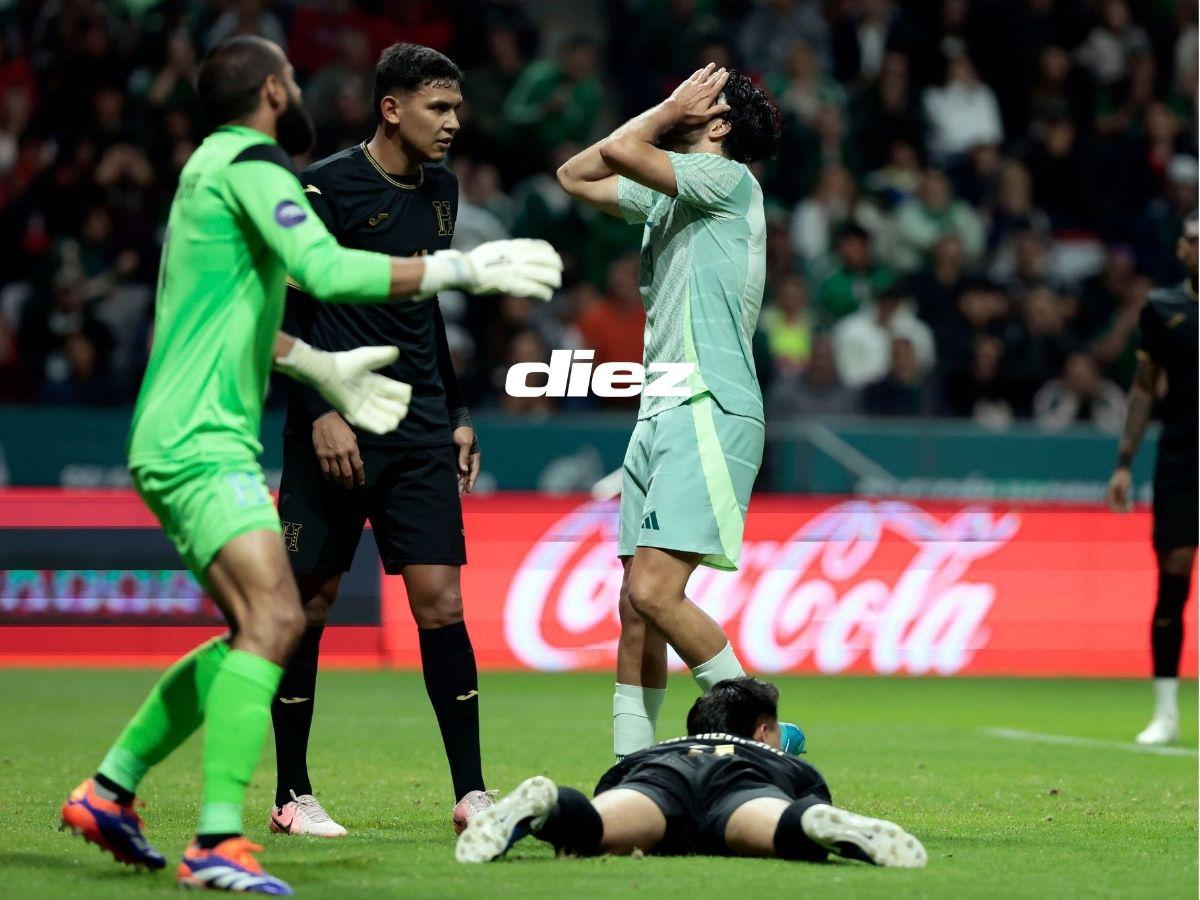 Honduras vivió un infierno: los rostros de tristeza, jugador de “La H” fue atendido con oxígeno y hermoso tifo en el Nemesio Diez