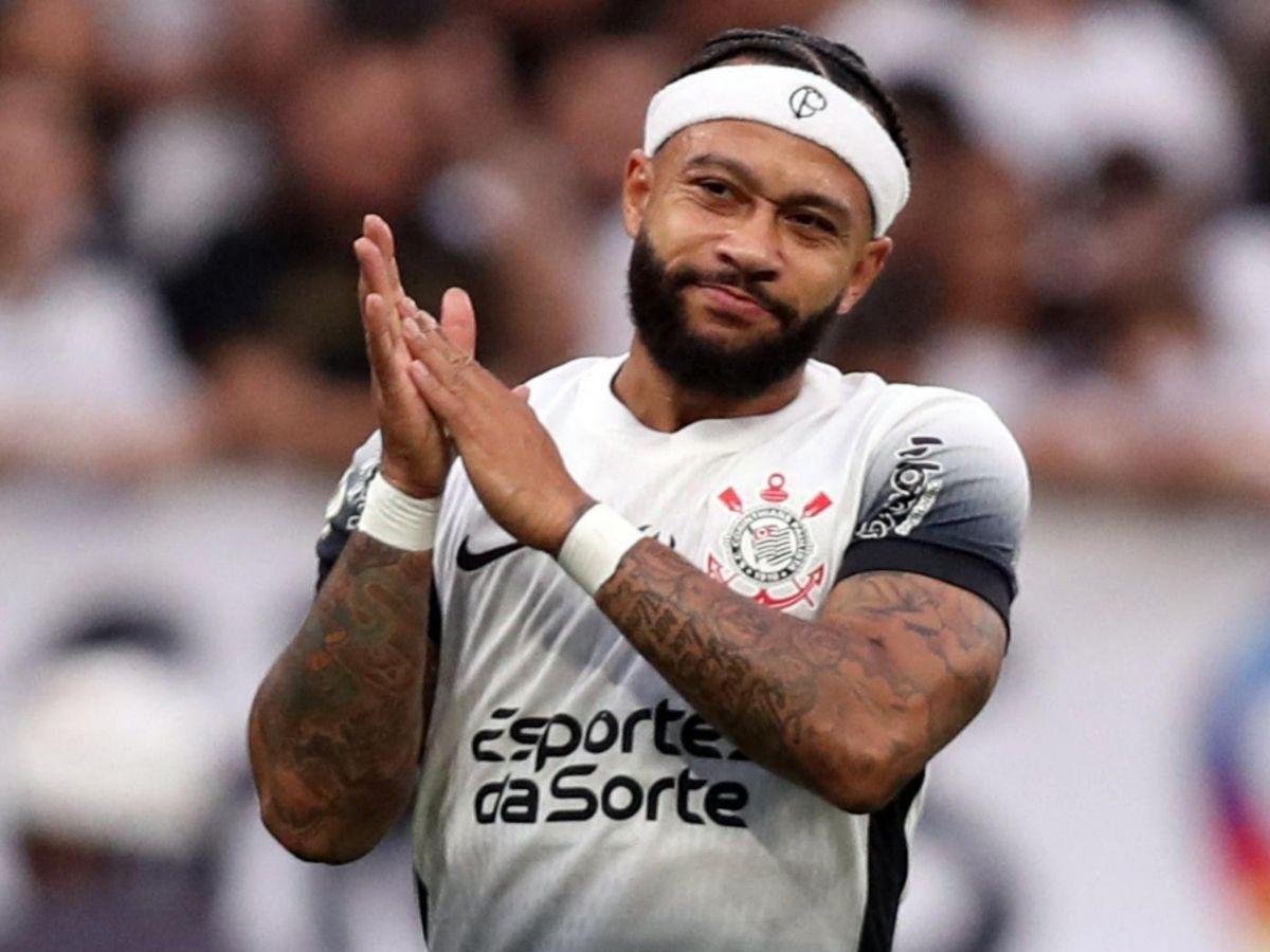 ¡Casi toda la prima! El millonario premio económico que ganó Memphis Depay por encima del Corinthians de Brasil