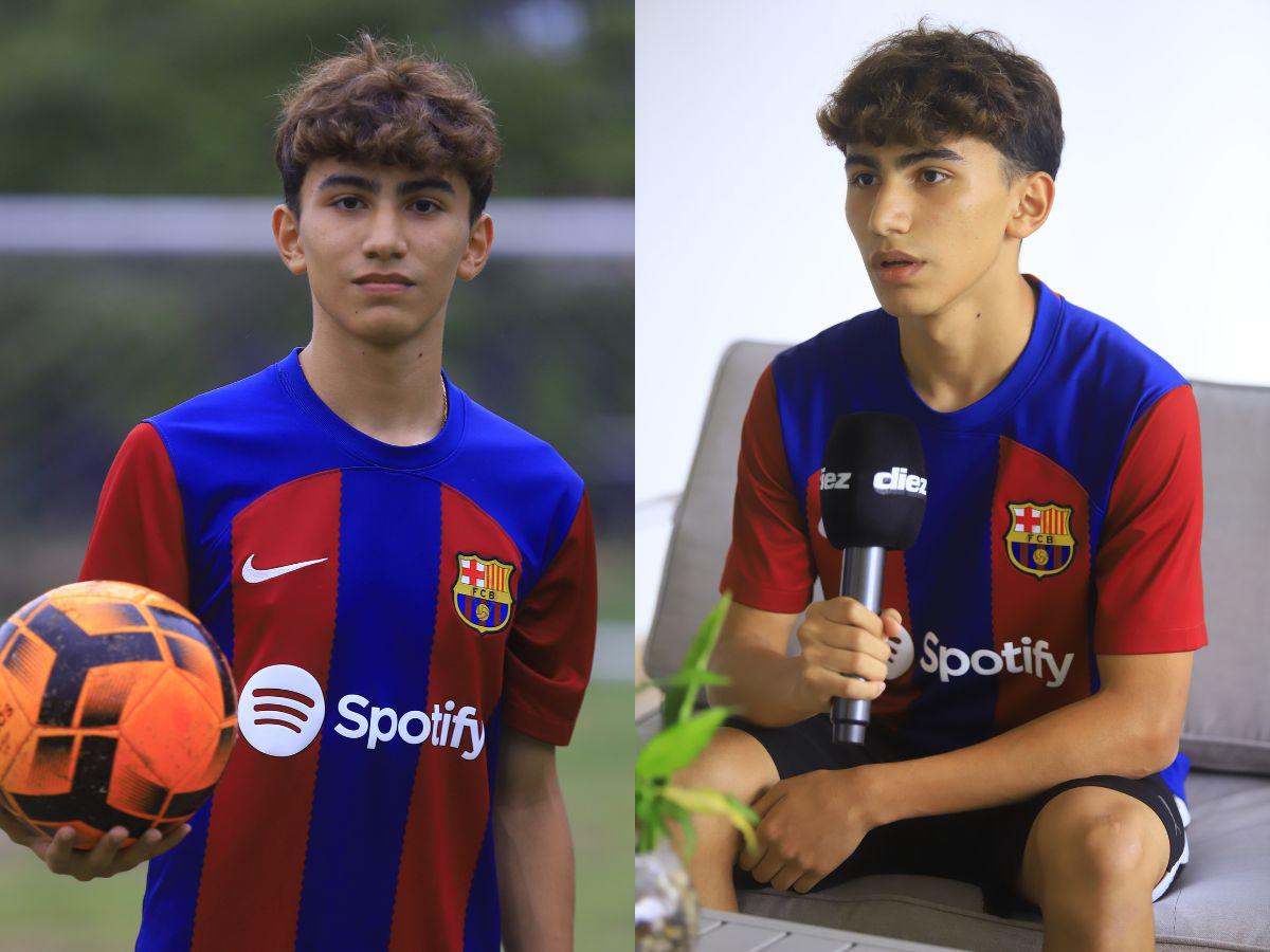 Promesa hondureña rumbo a La Masía: Bryan Cano, de 15 años de edad, buscará brillar en prueba con el FC Barcelona