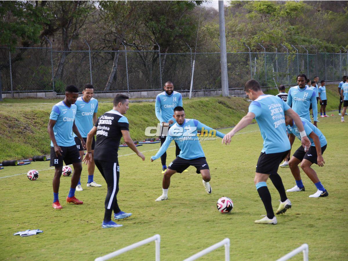 Honduras realiza primer entreno pensando en el debut eliminatorio ante Cuba con cuatro ausencias, ¡volvió Palma!