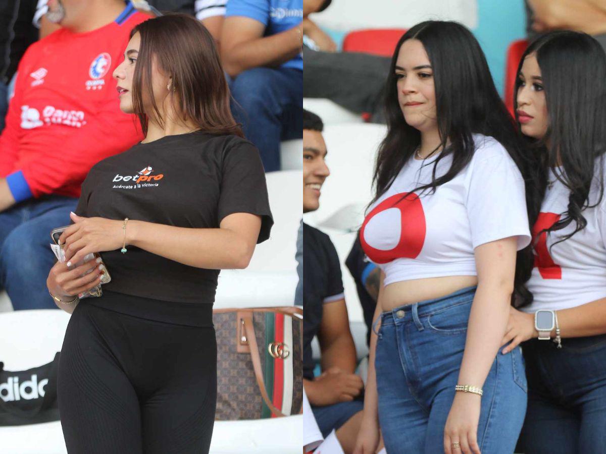 ¿Quién era la chica de verde? Derroche de bellezas en la previa del Olimpia-Motagua, ¡Bengtson fue sorprendido!