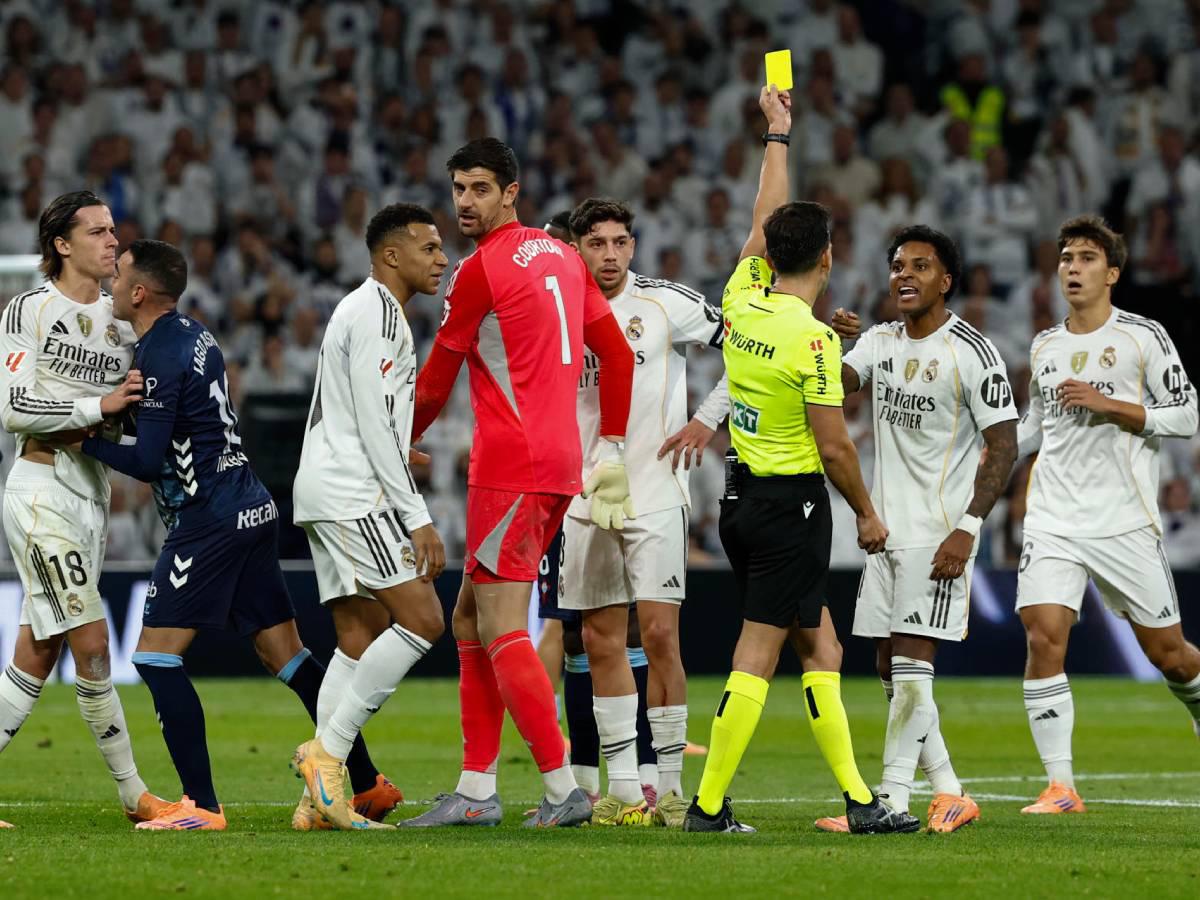 Real Madrid - Celta: dos expulsados y tres amarillas en 39 segundos; esto dice el acta arbitral tras la tangana en LaLiga