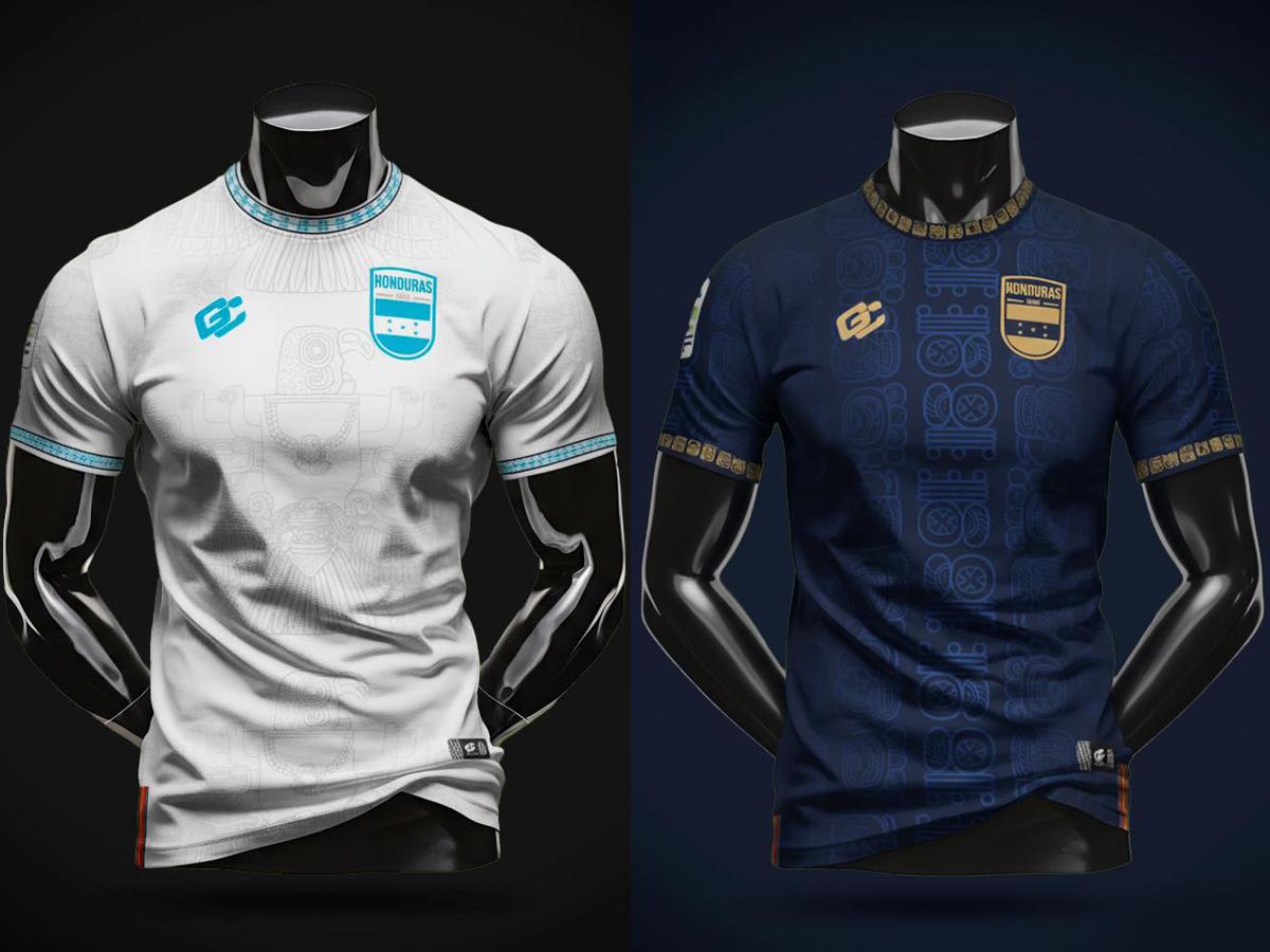 Las hermosas camisetas que la Selección de Honduras de Socca lucirá en el Mundial.