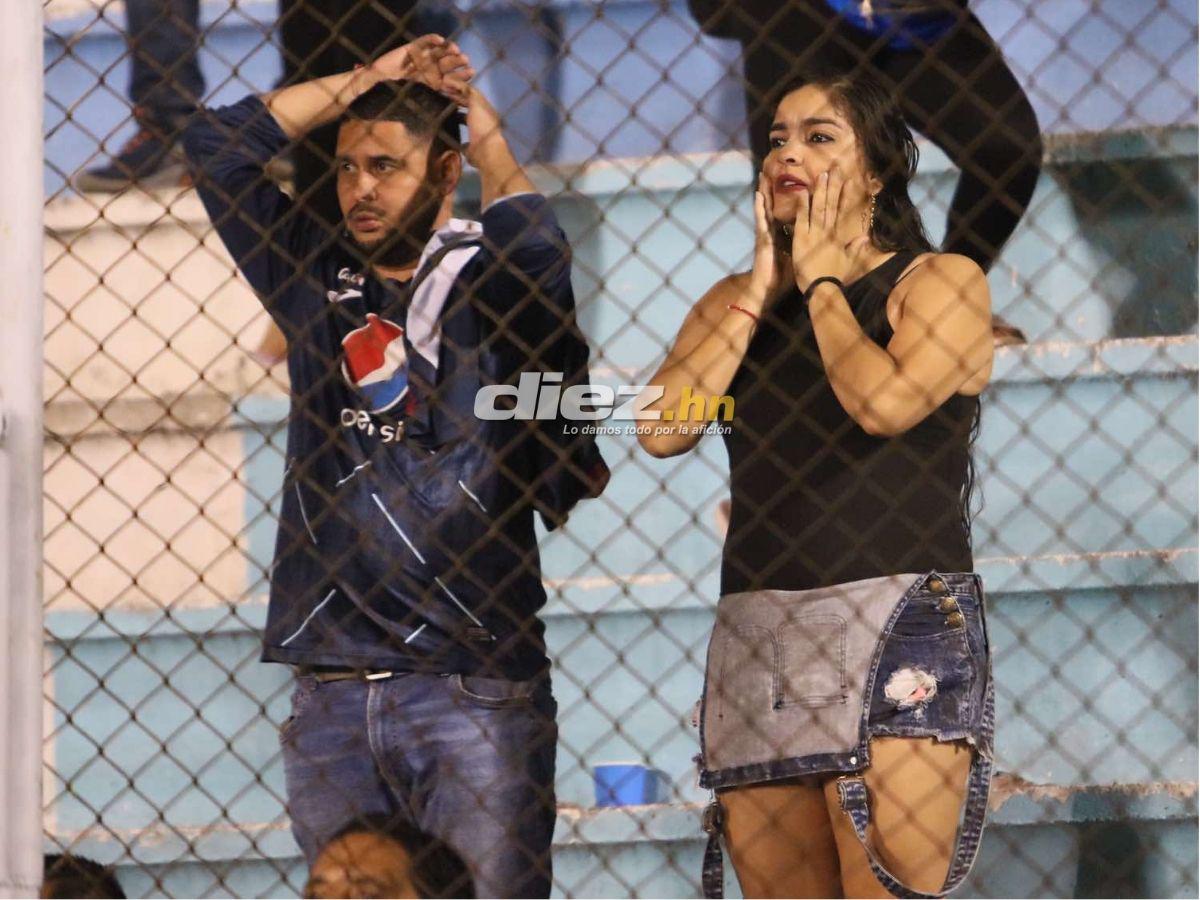 Real España bailó al Motagua: los rostros de tristeza y bronca en el “Ciclón Azul” tras el humillante 0-4 en el Nacional