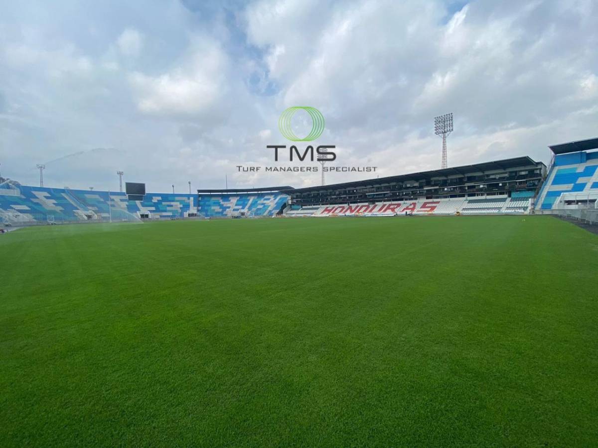 ¡Mesa de billar! Así luce la nueva cancha del Estadio Nacional Chelato Uclés: ¿la mejor grama de Centroamérica?