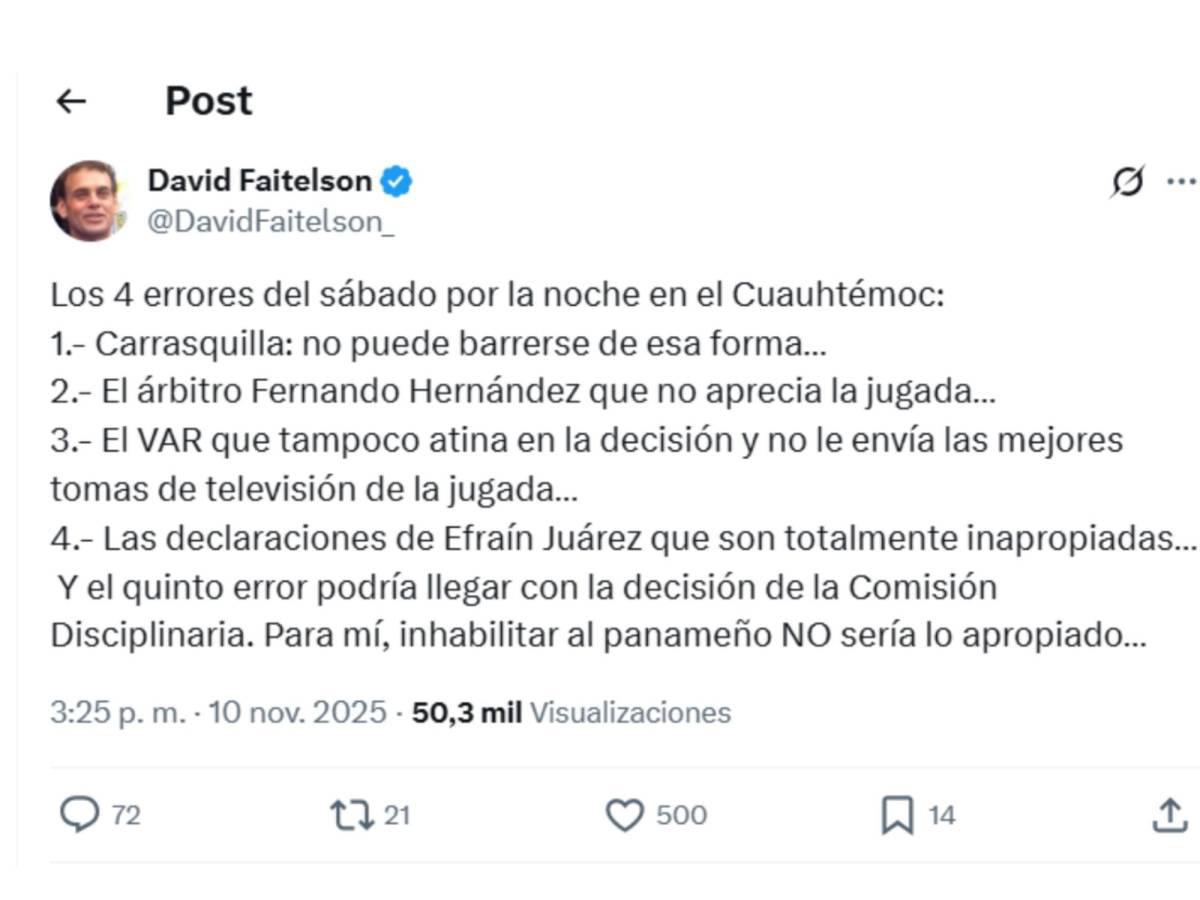 Concacaf soprendida con lo que filtraron desde México sobre Adalberto Carrasquilla y la advertencia al pañameño