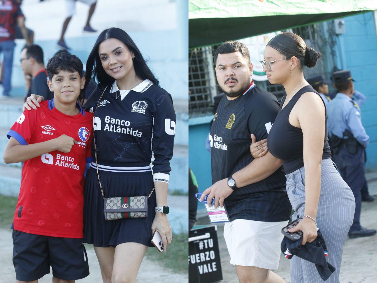 ¡Qué lindas! Las chicas bellas que cautivan en la previa del Choloma vs Olimpia en el Estadio Rubén Deras