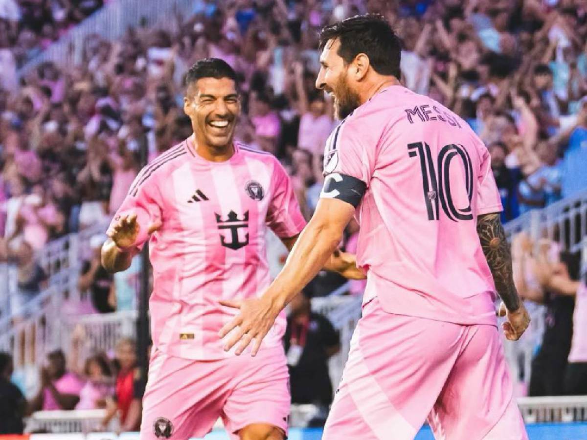 El 'regalo' a Messi, saludo entre Leo y Andy Nájar, celebración del hondureño y el premio que se llevó el 10 del Inter Miami