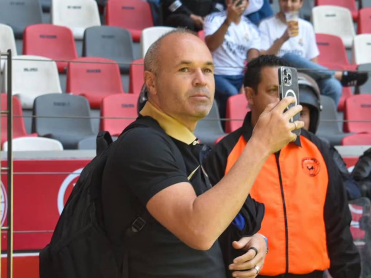 Andrés Iniesta, exjugador del Barcelona.