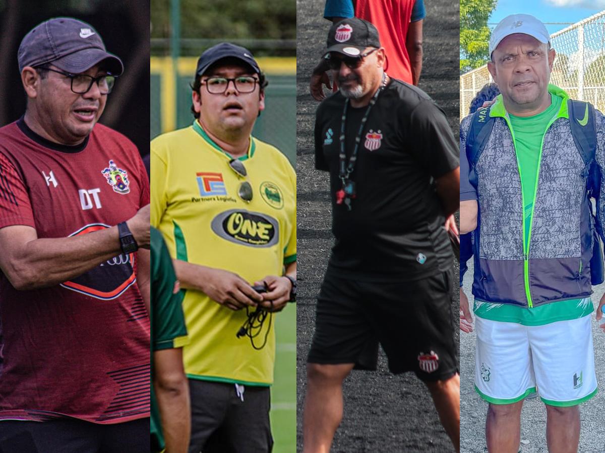Por la gloria: Los técnicos que buscan el ascenso a Liga Nacional de Honduras en este 2025