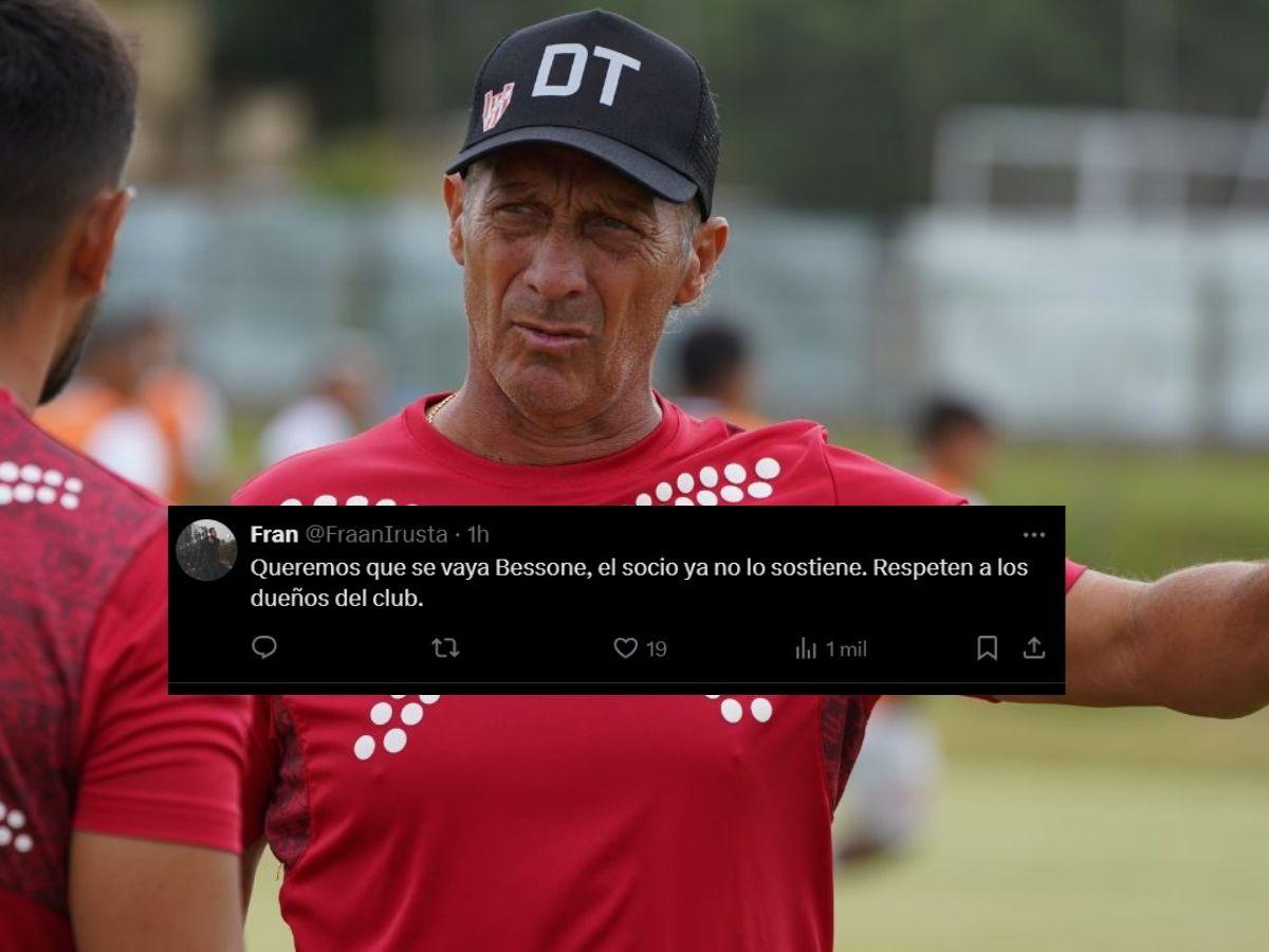 Señalan al presunto culpable de la salida de Troglio y la afición de Instituto sale en defensa del extécnico de Olimpia