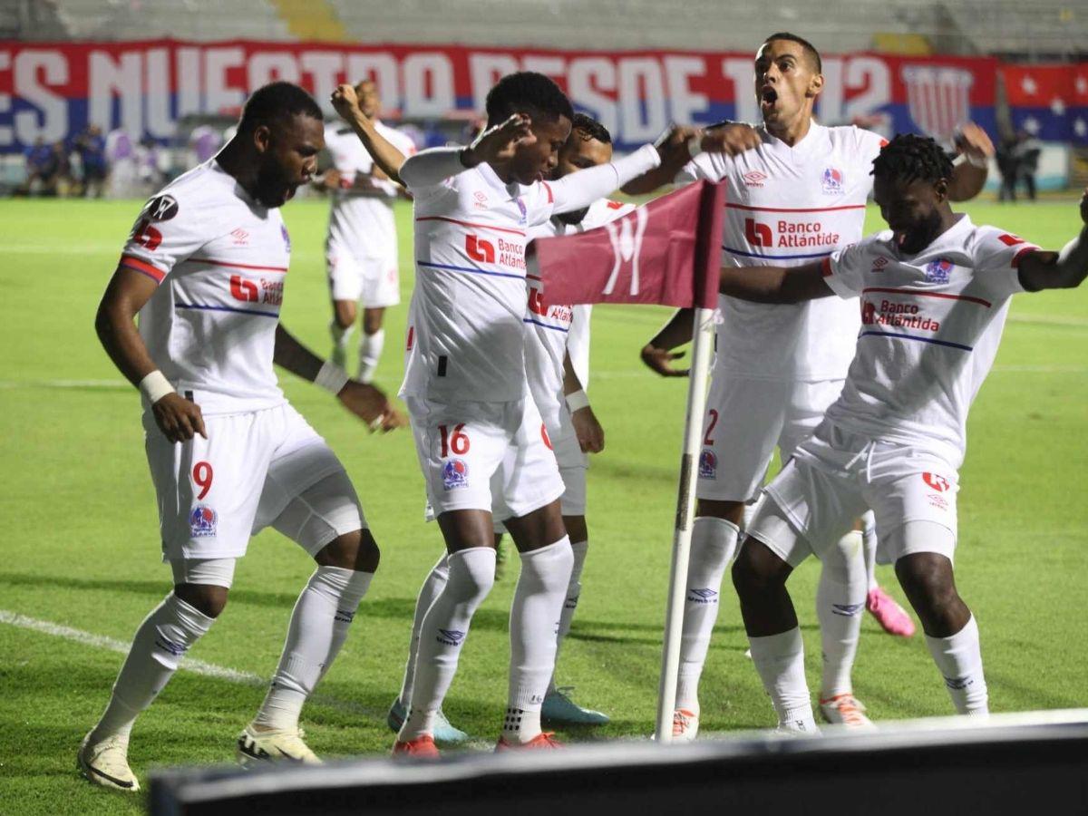 Olimpia al ritmo de punta y jugador causó furor: Las fotos del baile merengue a Real Estelí en Copa Centromericana