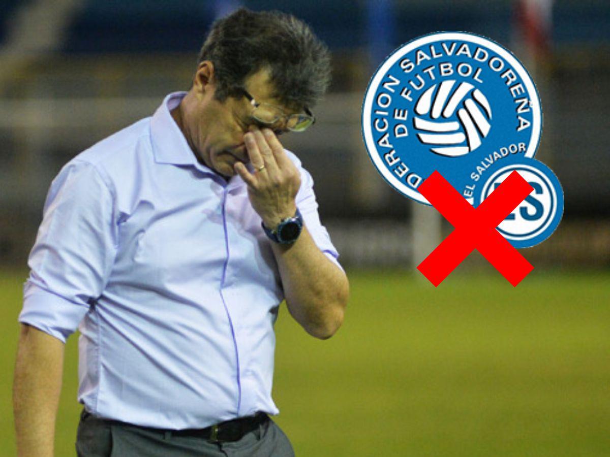 Hugo Pérez, virtualmente fuera de la Selección de El Salvador y la Fesfut ya le busca reemplazo