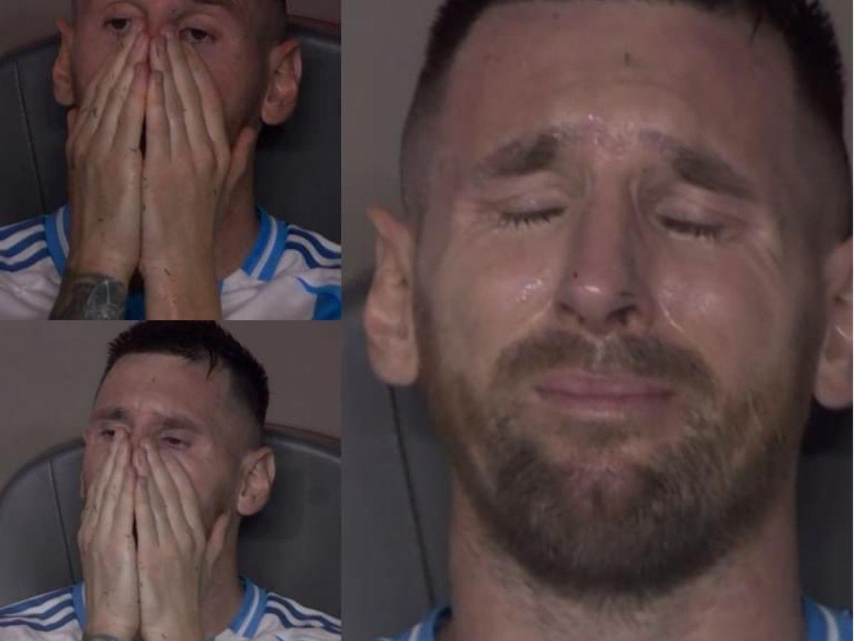 El llanto desconsolado de Messi, su horrible lesión de tobillo y las lágrimas de Di María en la final de Copa América
