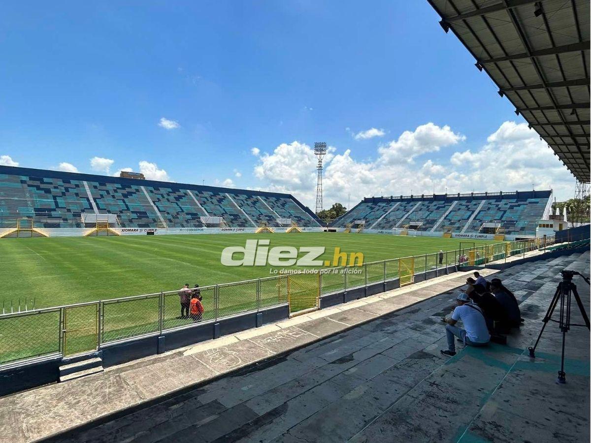 ¡Vienen dugouts nuevos! Así preparan el Estadio Morazán para su reapertura en el clásico Real España vs Olimpia