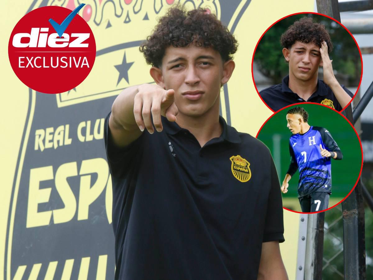 Nixon Cruz, de las potras de la calle a Liga Nacional: la historia detrás del '12' de Real España: Nos sentamos a llorar...