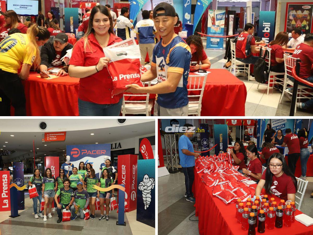 ¡Fiesta total! Locura por la entrega de kits deportivos de la 47 edición de la Maratón LA PRENSA