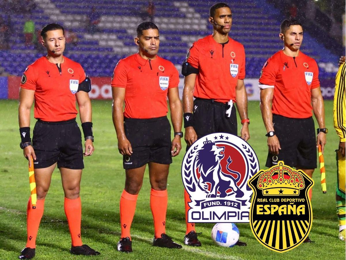 ¡Confirmado! Olimpia y Real España conocen el árbitro para el clásico en el Estadio Nacional Chelato Uclés
