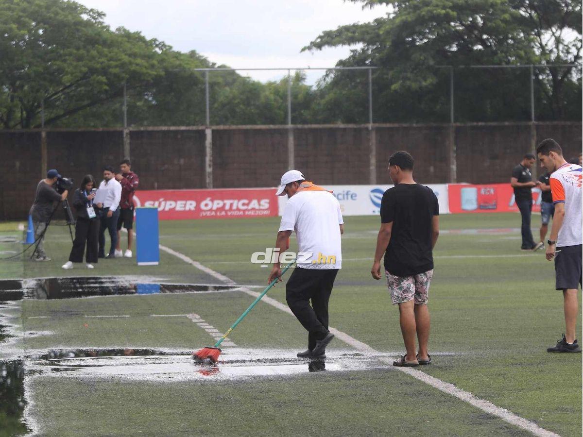 No se vio en TV: Diluvio en Choluteca, jugador de Motagua se robó el show y chicas robaron suspiros en el Emilio Williams